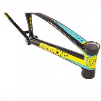 CADRE STAY STRONG FOR LIFE V2 - BLACK YELLOW TEAL