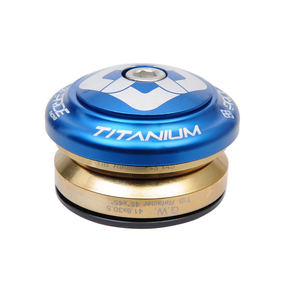 JEU DE DIRECTION PRIDE TI45 TITANIUM BLUE