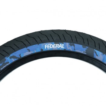 FEDERAL COMMAND LP TIRE BLACK WITH BLUE CAMO SIDEWALL