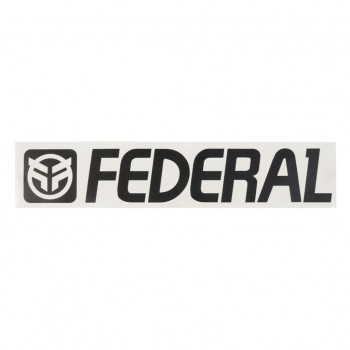 STICKERS FEDERAL 170mm DIE CUT - BLACK