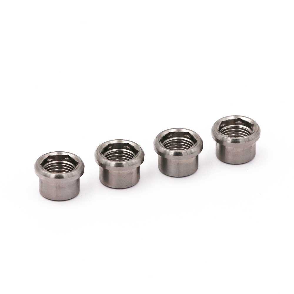 TITANIUM NUTS CHAINRING RENNEN - XL X4 - RAW