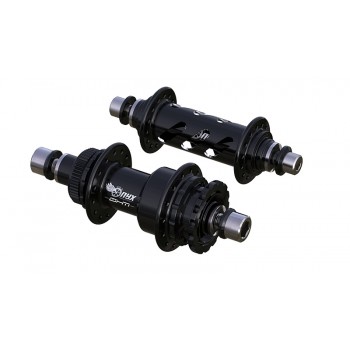 ONYX OHM CENTERLOCK 28H HUBS PAIR BLACK