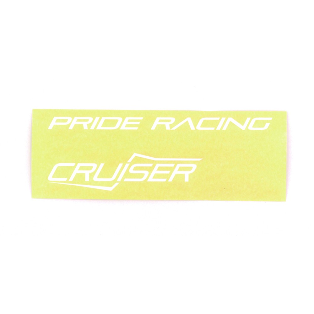 PRIDE RACING STICKER FULL PACK SEVENMOTION CRUISER - WHITE