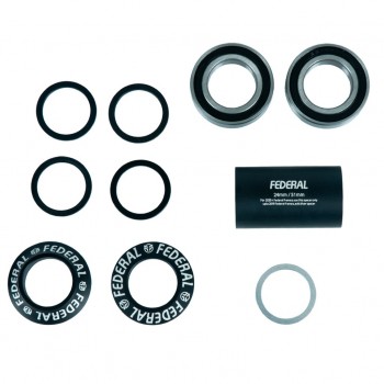 BOITIER DE PEDALIER FEDERAL V2 MID BLACK