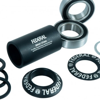 BOITIER DE PEDALIER FEDERAL V2 MID BLACK