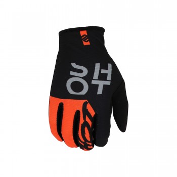 SHOT BMX ROGUE CUP KID GLOVES BLACK NEON ORANGE