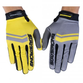 GANTS STAY STRONG OPPOSITE GREY/YELLOW