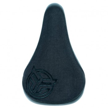 SELLE FEDERAL MID STEALTH LOGO - BLACK CANVAS TOP w/FAUX LEATHER PANELS BLACK