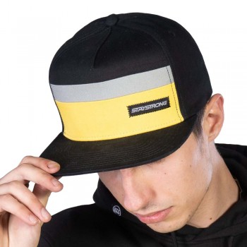 CASQUETTE STAY STRONG BLOCK SNAPBACK BLACK/YELLOW