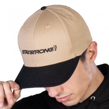 CASQUETTE STAY STRONG STAPLE SNAPBACK BLACK/TAN