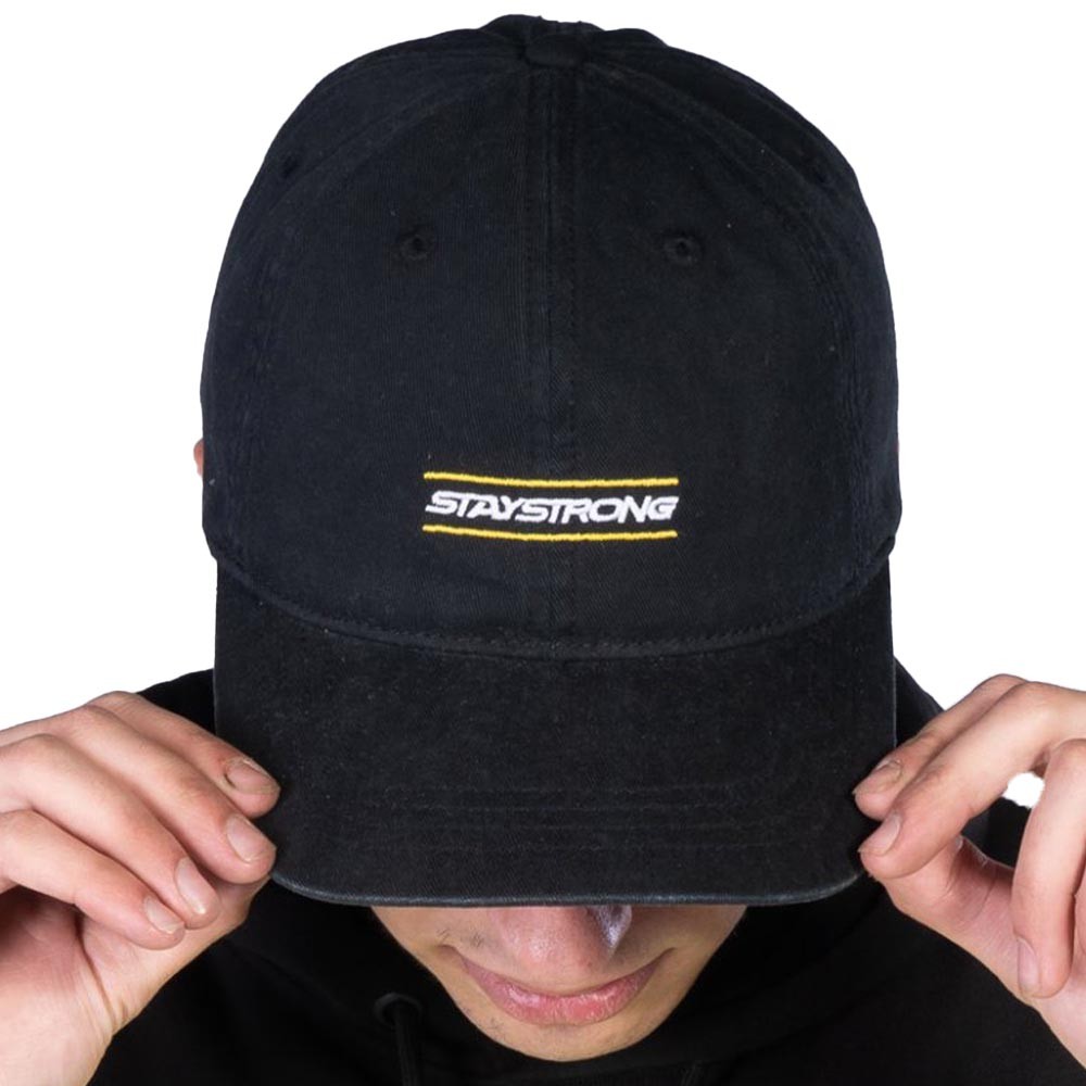 STAY STRONG INSIDE DAD CAP BLACK