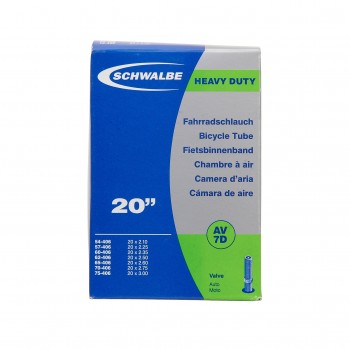 SCHWALBE TUBE - 20'' x 2.10/3.00 - DH - SCHRADER - BOX