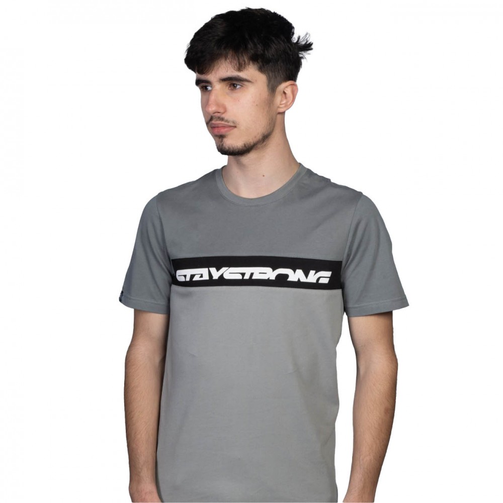 STAYSTRONG T-SHIRT CUT OFF BLACK/GREY