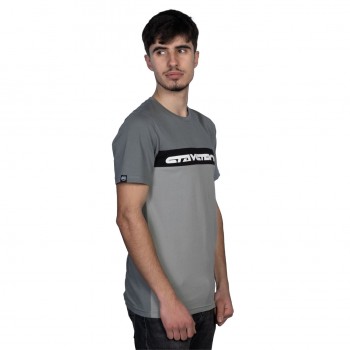 STAYSTRONG T-SHIRT CUT OFF BLACK/GREY