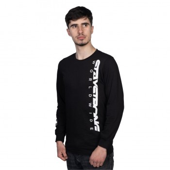 STAYSTRONG L/S T-SHIRT ICON WORLDWIDE BLACK