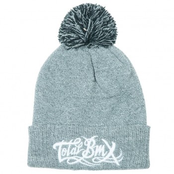 TOTAL BMX BOBBLE BEANIE GREY