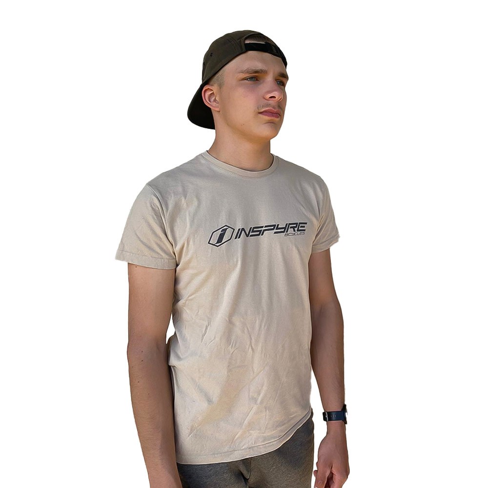 INSPYRE LOGO T-SHIRT SAND
