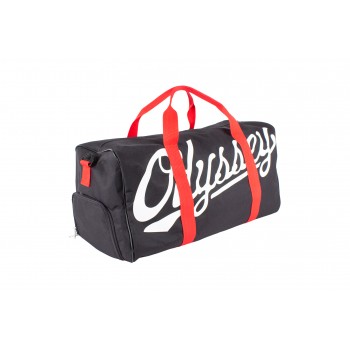 ODYSSEY SLUGGER DUFFLE BLACK w/RED STRAPS