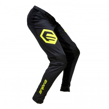 PANTALON EVOLVE SEND IT BLACK/NEON YELLOW ADULTE