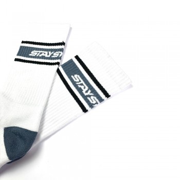 CHAUSSETTES STAYSTRONG STRIPE WHITE