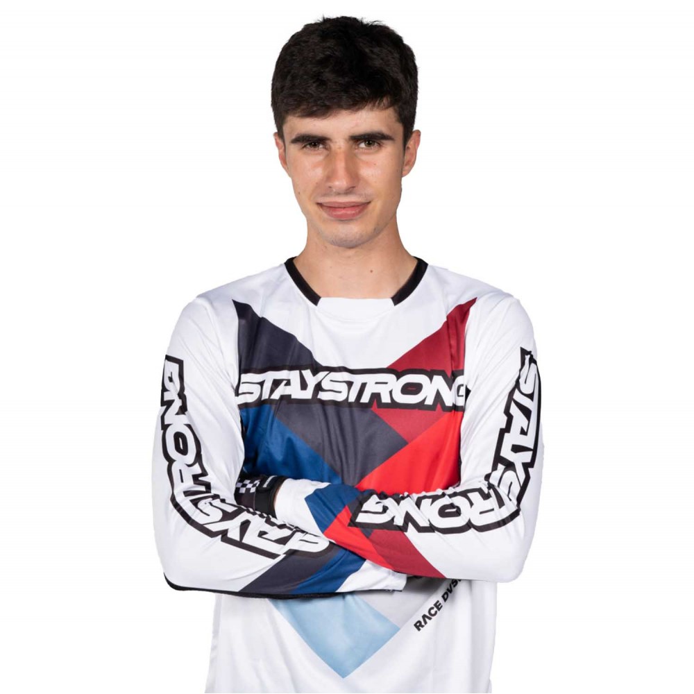 MAILLOT STAYSTRONG CHEVRON WHITE