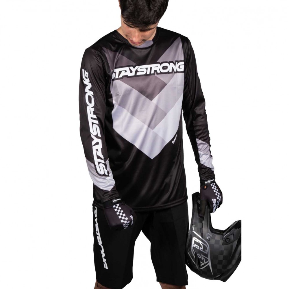 MAILLOT STAYSTRONG CHEVRON BLACK