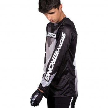 MAILLOT STAYSTRONG CHEVRON BLACK