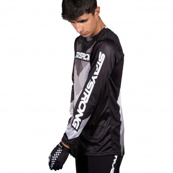 STAYSTRONG CHEVRON JERSEY BLACK
