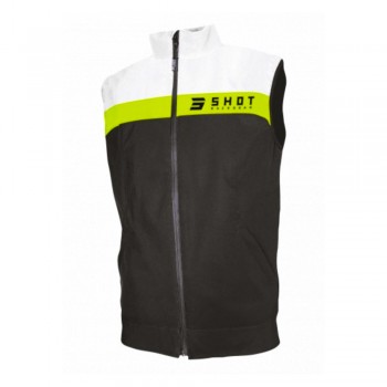 SHOT BODYWARMER TEAM BLACK NEON YELLOW