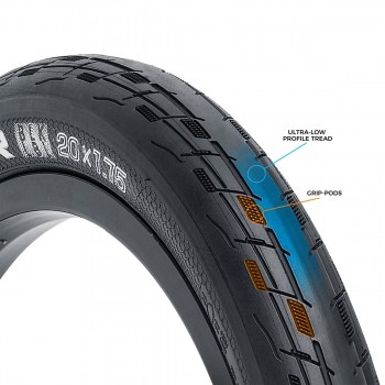 PNEU TIOGA FASTR BLK LBL SOUPLE 20"