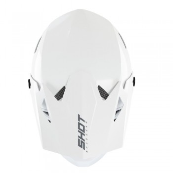 Casque Adulte Shot Rogue Solid Glossy White Haut
