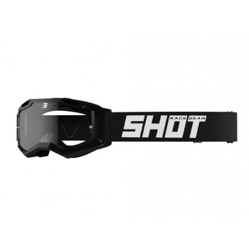 SHOT ASSAULT 2.0 SOLID GOGGLE BLACK ENDURO GLOSSY