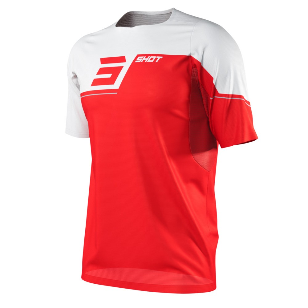 SHOT REVOLT RED SHORT SLEEVESJERSEY