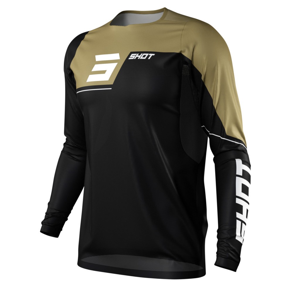 SHOT REVOLT BLACK/WHITE JERSEY LONG SLEEVES