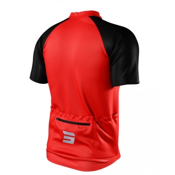 SHOT UNLIMITED ZIP RED SHORT SLEEVES JERSEY