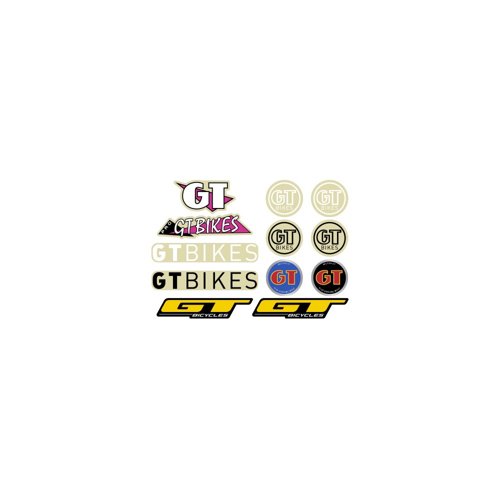 GT BIKES STICKERS PACK