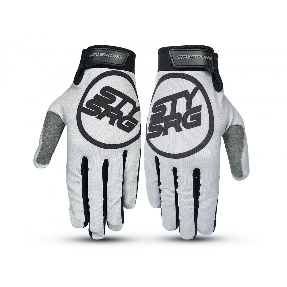 STAY STRONG STAPLE 3 ADULT GLOVES - GREY