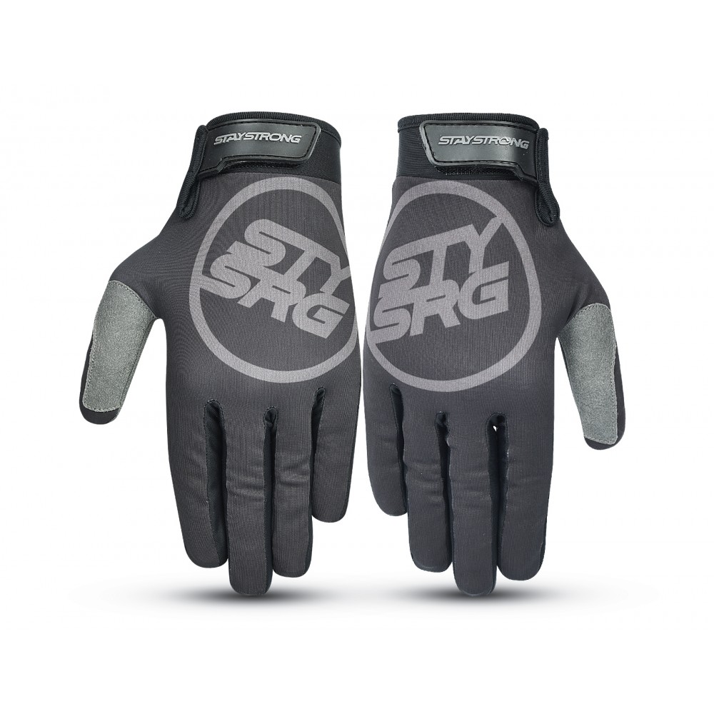 STAY STRONG STAPLE 3 ADULT GLOVES - BLACK