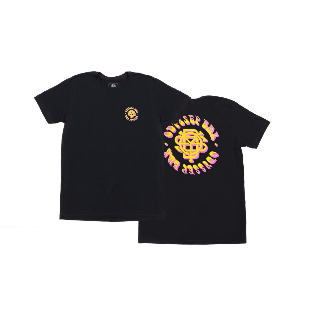 ODYSSEY BETHEL T-SHIRT BLACK / YELLOW X PINK