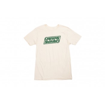 TEE SHIRT SUNDAY LINKED OFF WHITE/FOREST GREEN