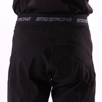STAY STRONG V2 RACE PANT NOIR/BLANC ADULTE