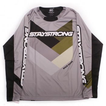 MAILLOT STAYSTRONG CHEVRON GRIS/CAMO