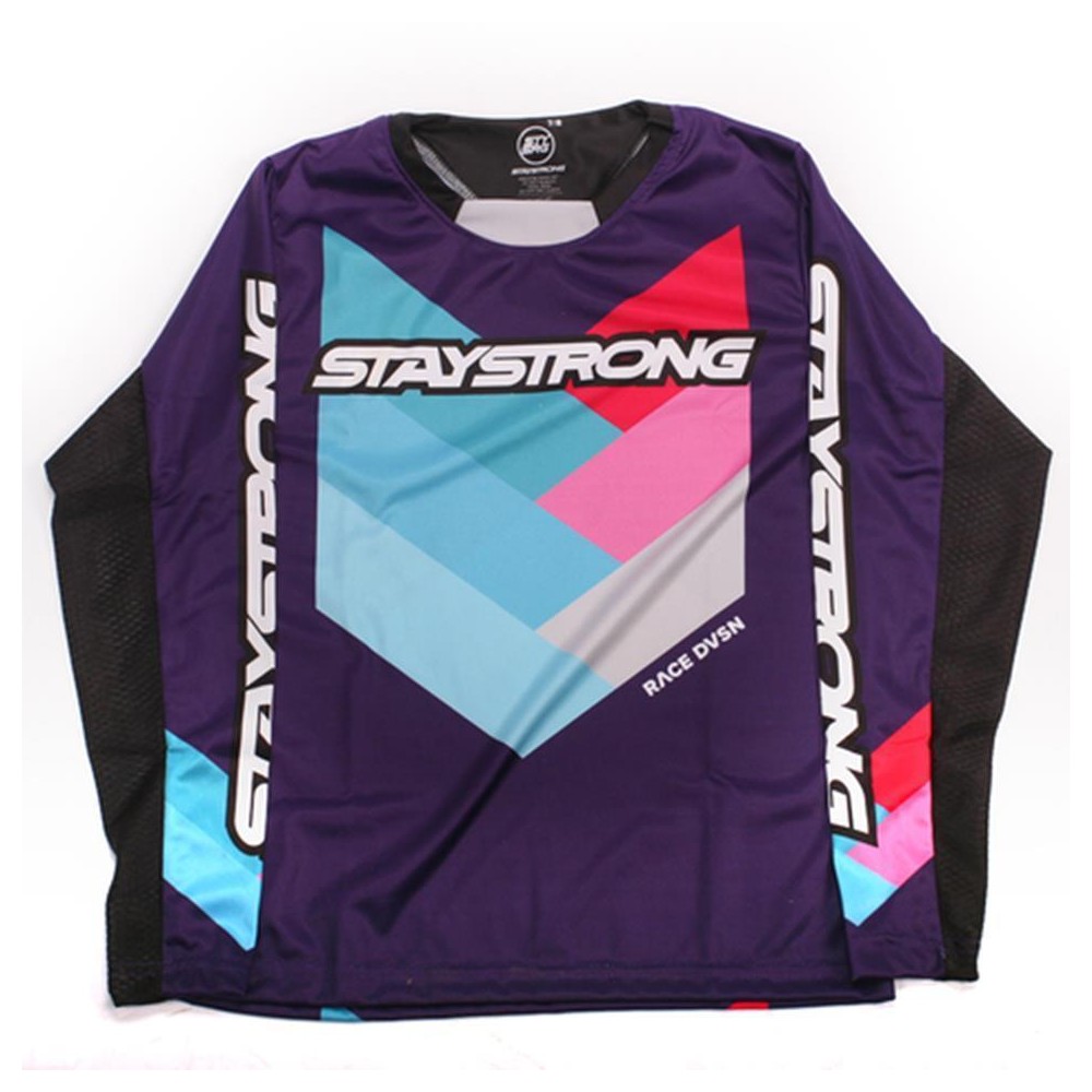 MAILLOT STAYSTRONG CHEVRON VIOLET