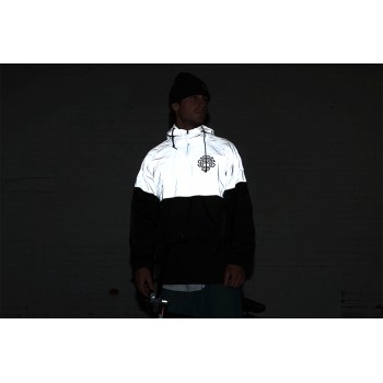 ODYSSEY MONOGRAM WINDBREAKER JACKET SILVER REFLECTIVE / BLACK