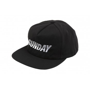 SUNDAY SHREDD 5-PANEL UNSTRUCTURED HAT BLACK