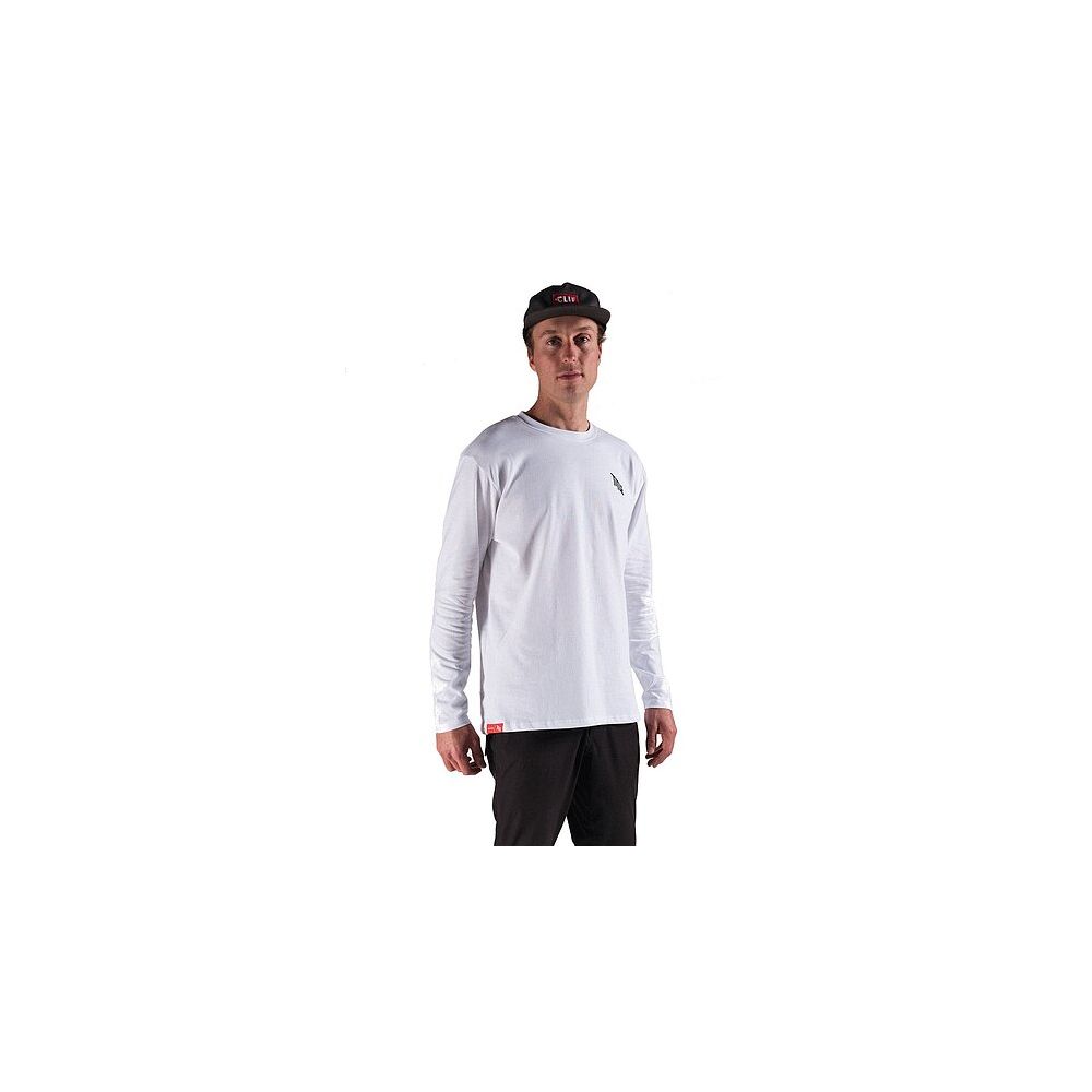 T-SHIRT MANCHES LONGUES TITLE BLANC