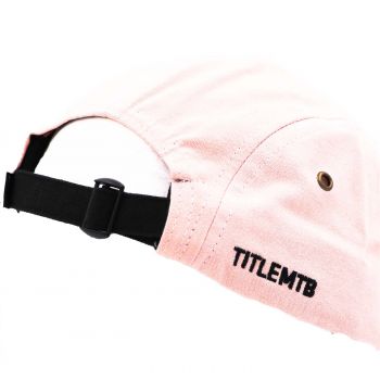 Casquette Title Five Panel Rose Profil
