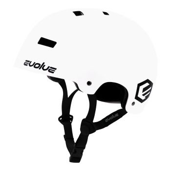 CASQUE EVOLVE CURB - GLOSSY WHITE