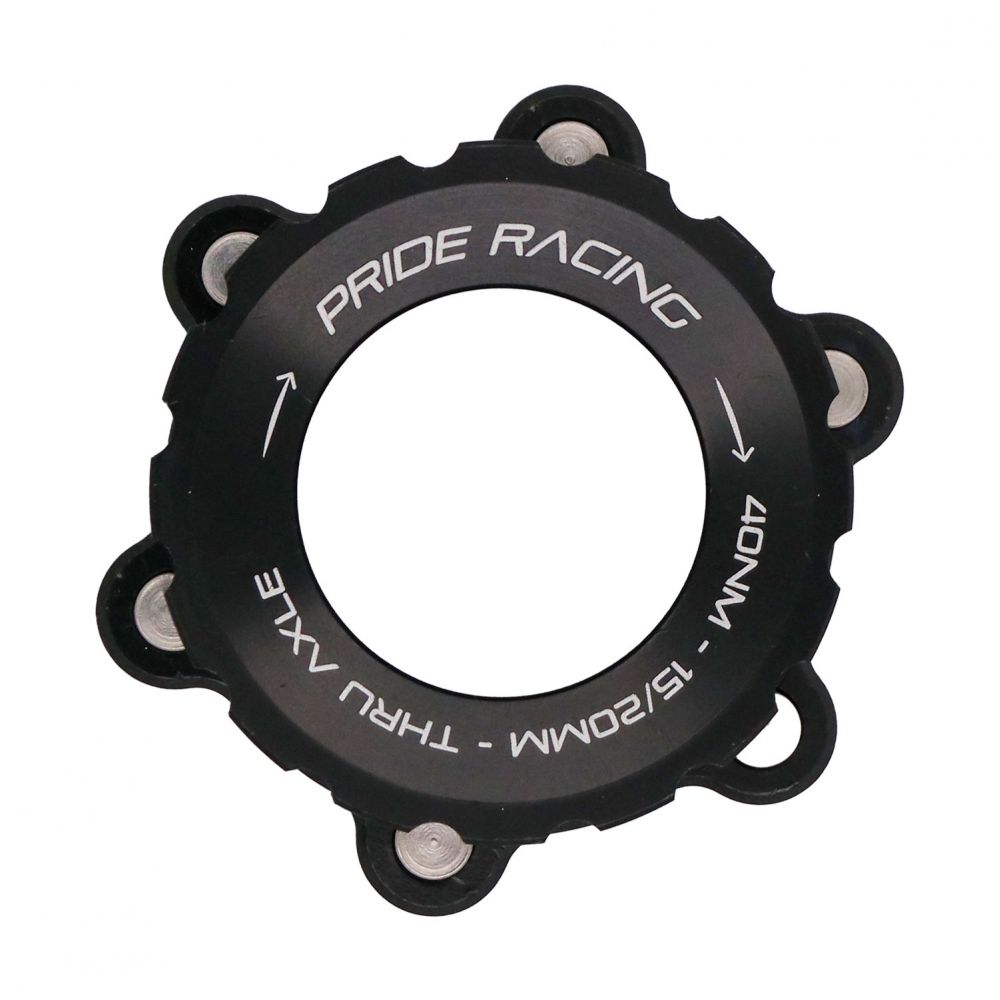 ADAPTATEUR PRIDE RACING CENTERLOCK - BLACK