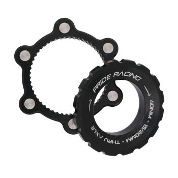 ADAPTATEUR PRIDE RACING CENTERLOCK - BLACK